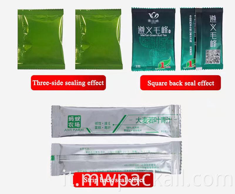 Bustina per imballaggio per materie prime Macchina per l'imballaggio automatica del sacchetto della bustina della bustina della polvere del tè della carta da filtro della bustina di tè